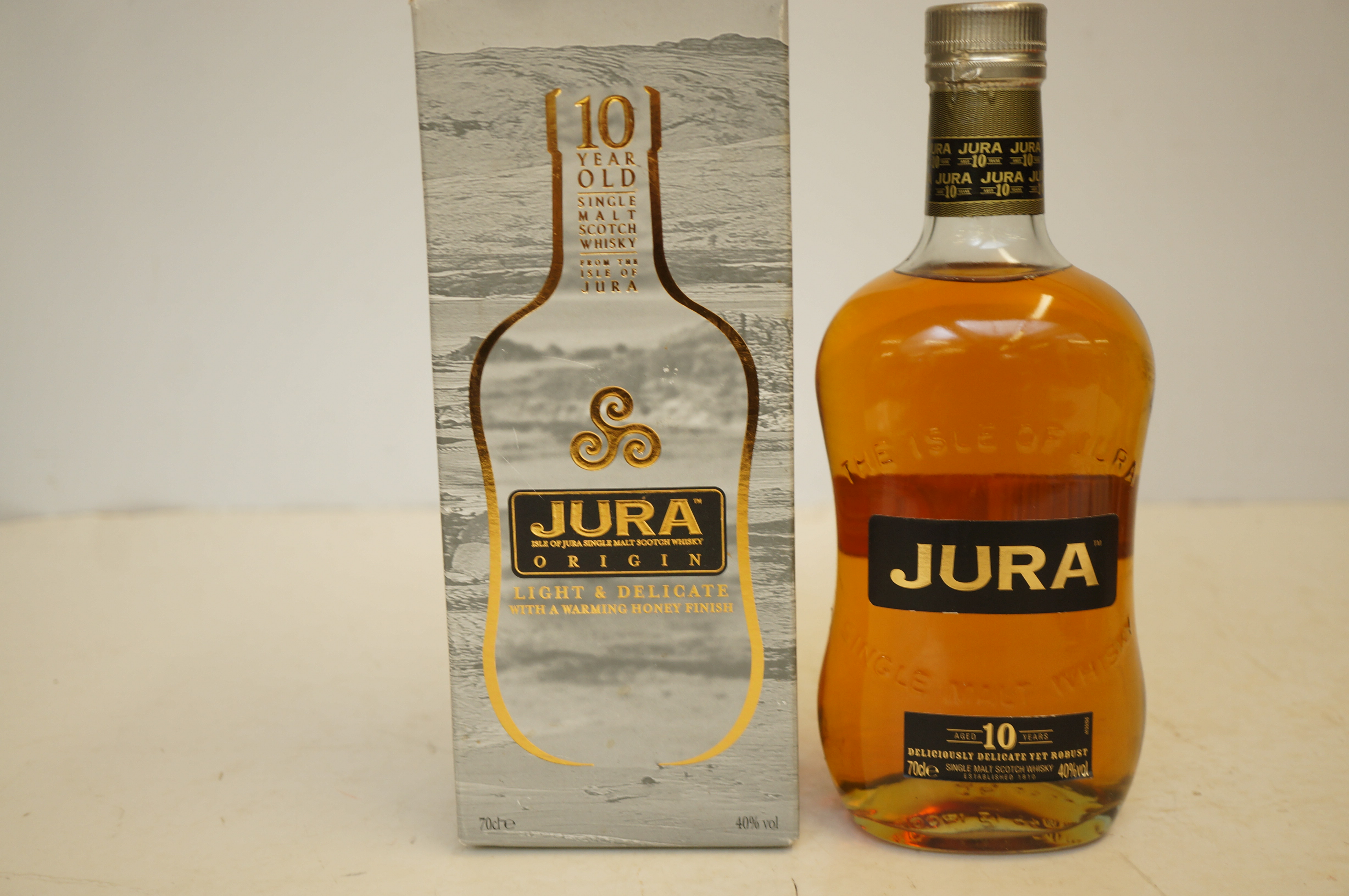 Bottle of Jura single malt whisky 70cl