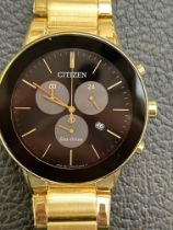 Citizen eco drive wristwatch