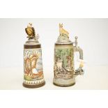 Limited edition hand painted stein by Armin Bay to