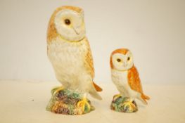 2x Beswick owls 1045 & 2026