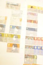 Full stock album of british stamps - commemoratives 1971-2000