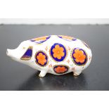 Royal crown derby pig first