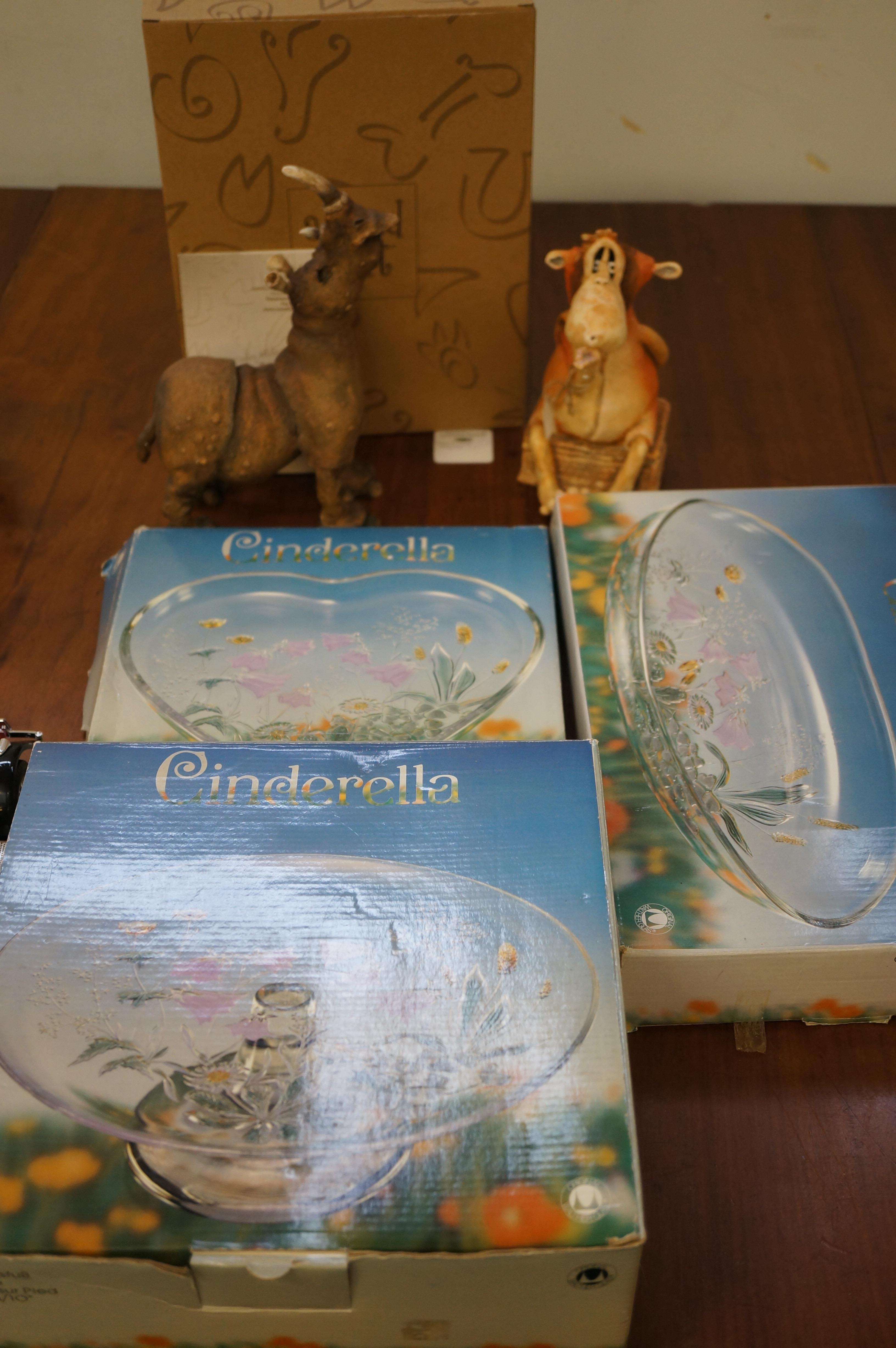 Cinderella glass ware & others