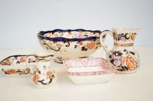 Collection of Mason pottery