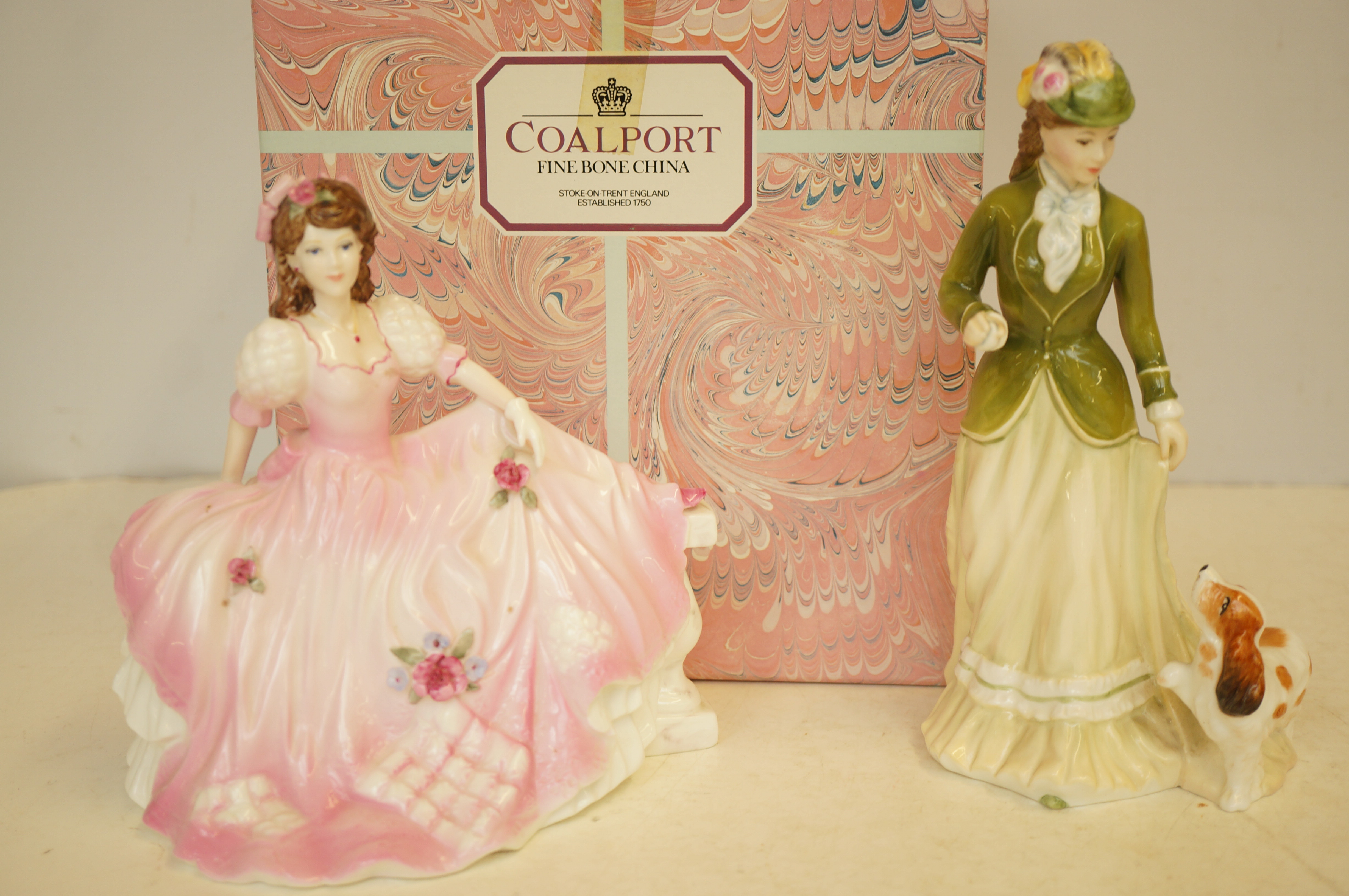 Royal Doulton HN3852 Sarah & Coalport Martha Rose