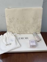 Dior pouch, le serum & Miss Dior miniature perfume
