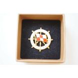 S.S empress of England badge