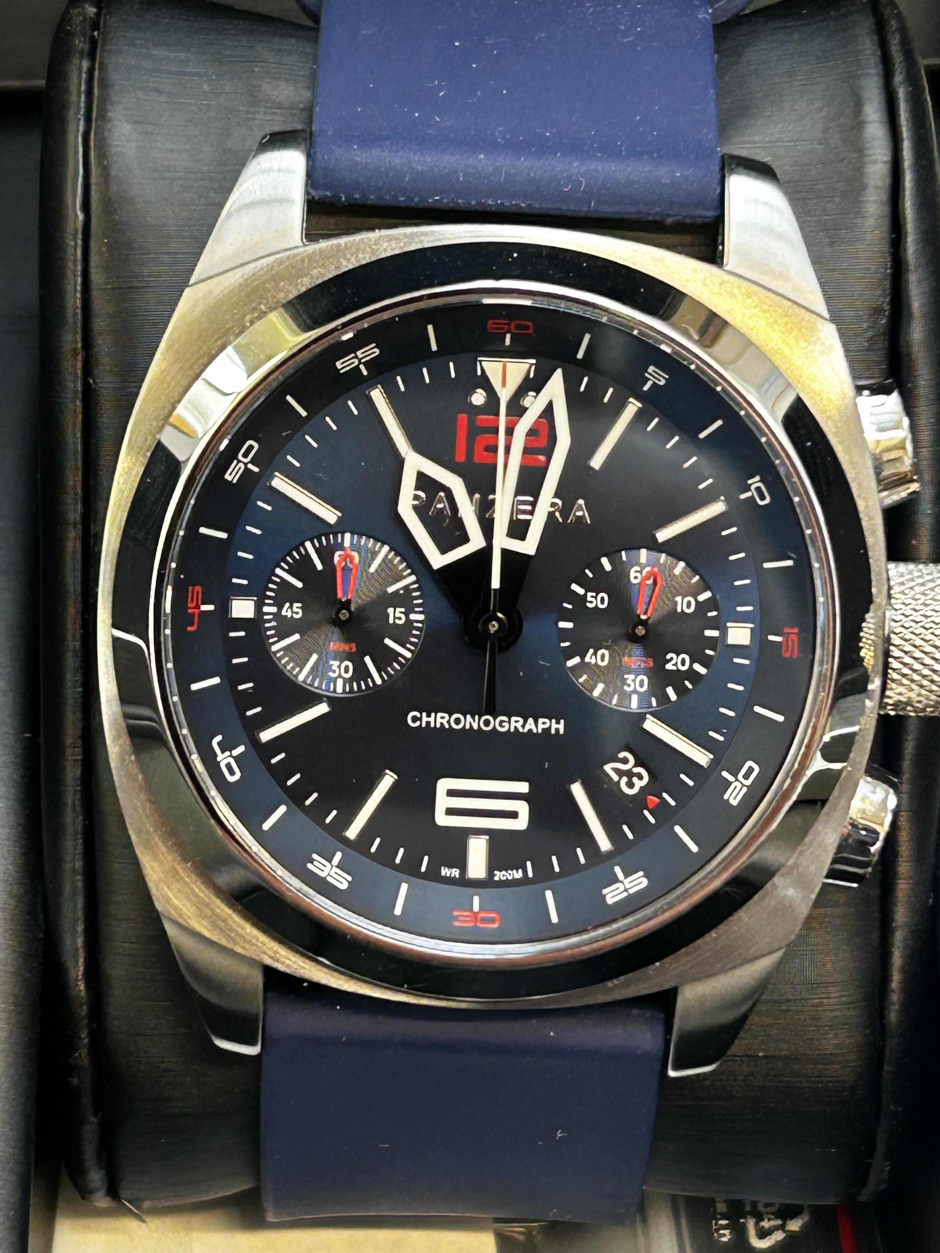 Panzera chronograph wristwatch, excellent conditio