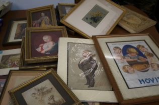 Large collection of vintage prints to include a Ho