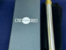 Alfred Dunhill 'The white spot stainless steel & g