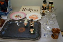 Collection of glass & ceramics to include Royal Do