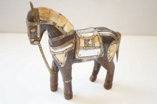 Horse - Bone, wood & metal
