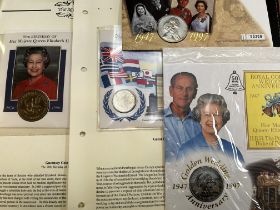 4x Commemorative coin covers