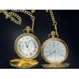 2 Pocket watches with albert chains