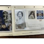 Silver coin first day cover & 1 pound silver coin