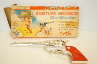 Rustler Bronco six-shooter toy gun - box A/F