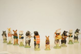 Complete set of 11 Beswick pig band PP1-PP11 - All