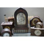 7 Early mantle clocks - all recommended for spares