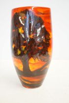 Anita Harris sycamore tree vase signed in gold