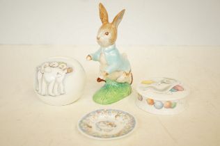 Beswick beatrix potters Peter rabbit together with