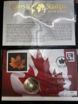 The Canadian 1oz silver coin cover