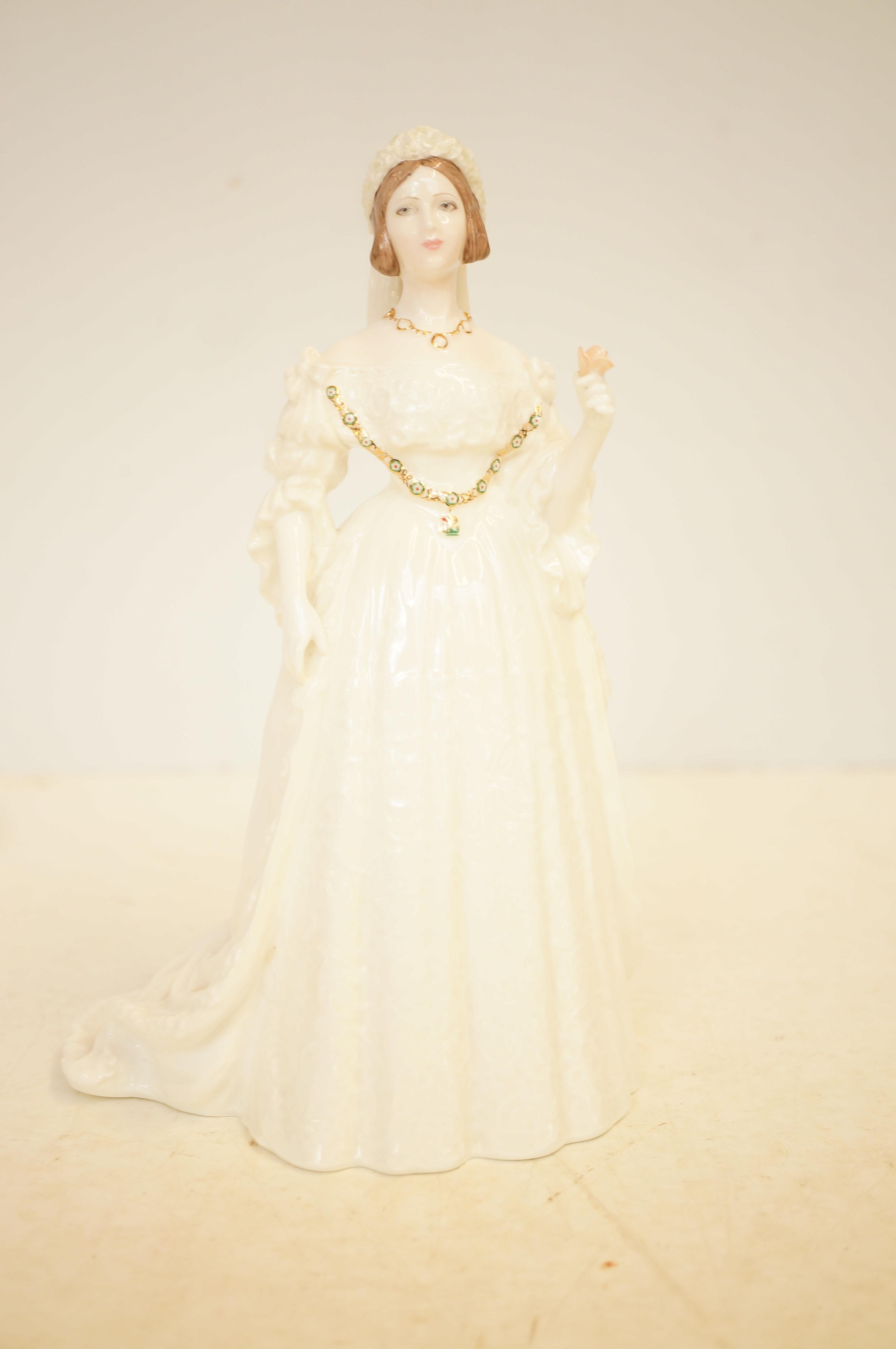 Coalport limited edition queen Victoria, commemora