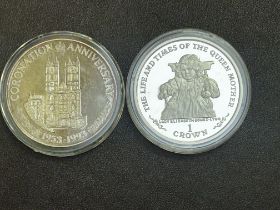 The life & times of the queen mother silver coin &