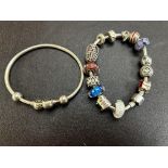 Chamilia bangle & 1 Chamilia bracelet