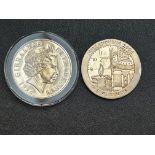 2 Gibraltar 5 pound coins