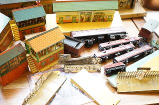 Collection of Hornby metal railway accessories