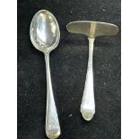 Silver spoon & food pusher Weight 38g