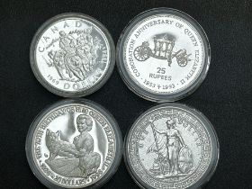 4 Silver coins