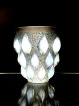 Rene Lalique rampillon vase Signed R Lalique Heigh