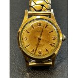 Gents Ensign plated mechanical wristwatch