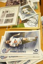 Large collection of Bolton Wanderers autographs to
