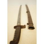 Officers sword with etched blade