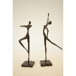 Design Bodrul Khalique 2 bronze dancers