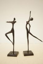 Design Bodrul Khalique 2 bronze dancers