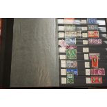 Stock album of British stamps