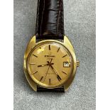 Gents gold plated Eterna sonic tunning fork watch