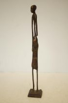 African bronze figure Height 40 cm