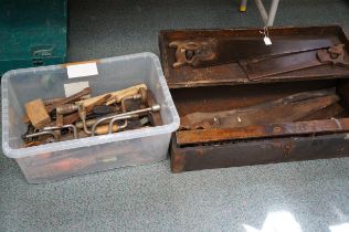 vintage toolbox, vintage tools & vintage hand work
