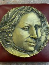 Bronze Italian medal 1980 tercentiary Jean-baptist