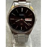 Gents Seiko SQ 8123-800A quarts watch with day dat