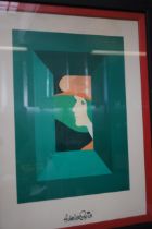 AMELETO DALLA COSTA framed coloured print on paper