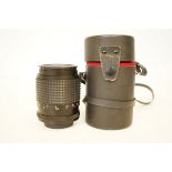 Prinzflex auto MC 1.28 camera lens with case