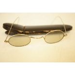 Cased pair of victorian glasses