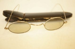 Cased pair of victorian glasses