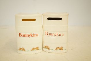2 Bunnkykins money boxes