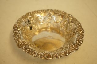 Silver dish round Birmingham 40g